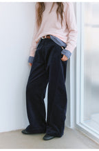 プレミアムコーデュロイ カーブパンツ  LOM109