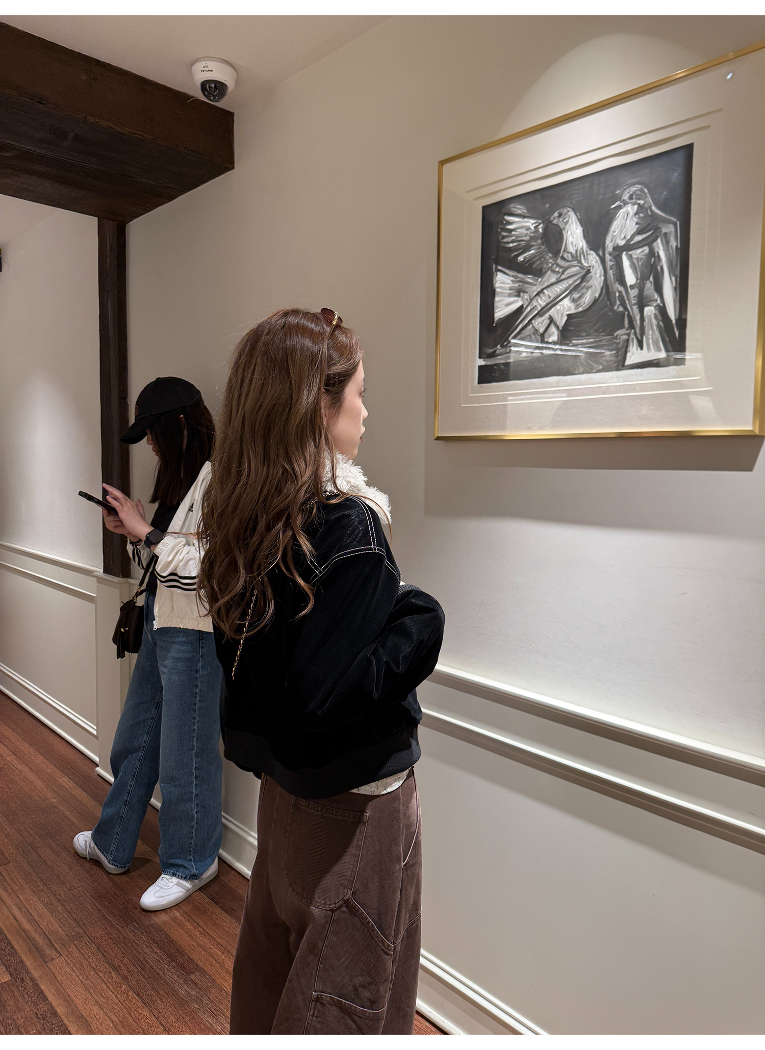 LelyMooch ステッチライン ファージャケット  LEM274