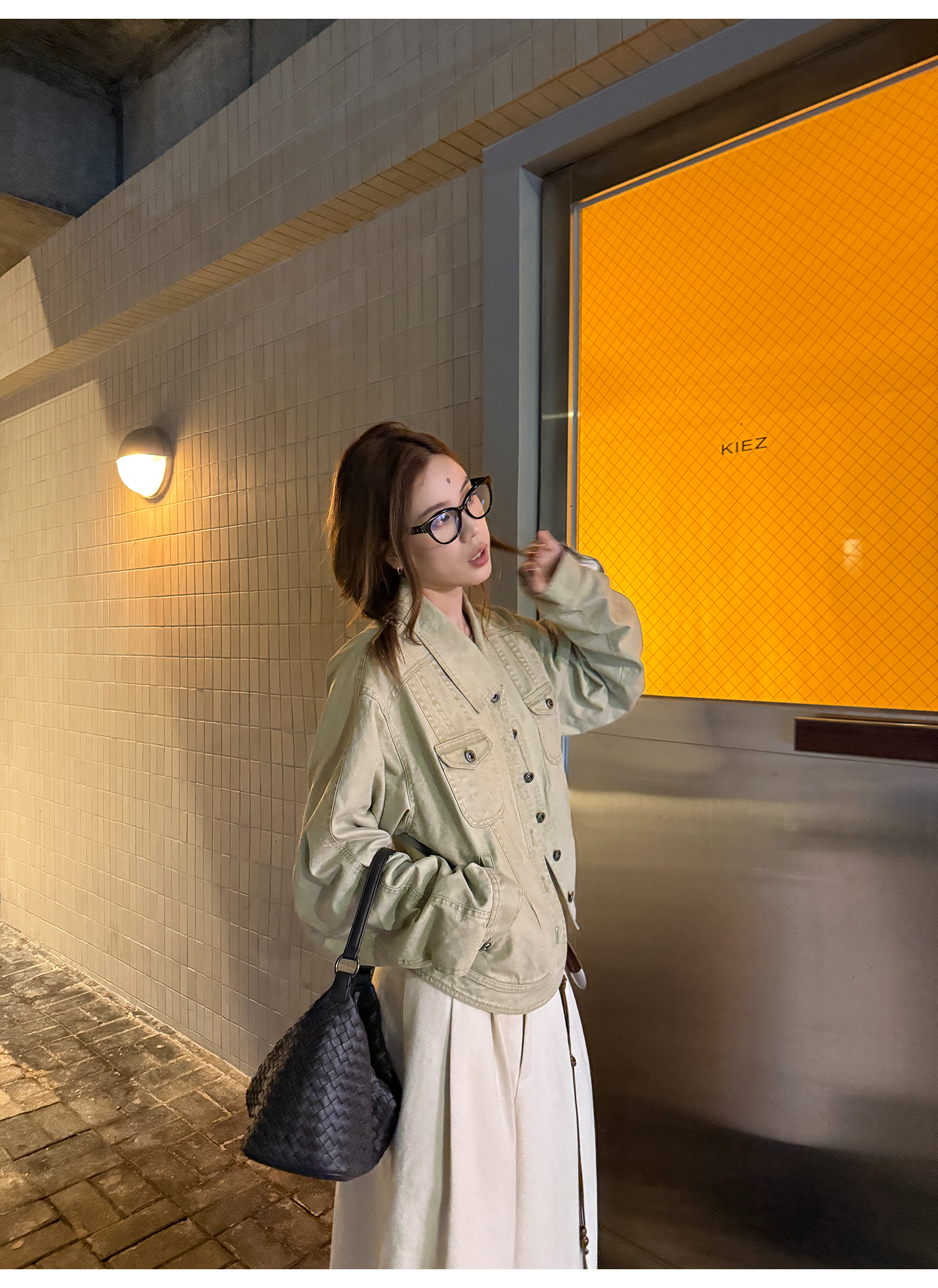 LelyMooch 裏フリースショートジャケット  LEM256