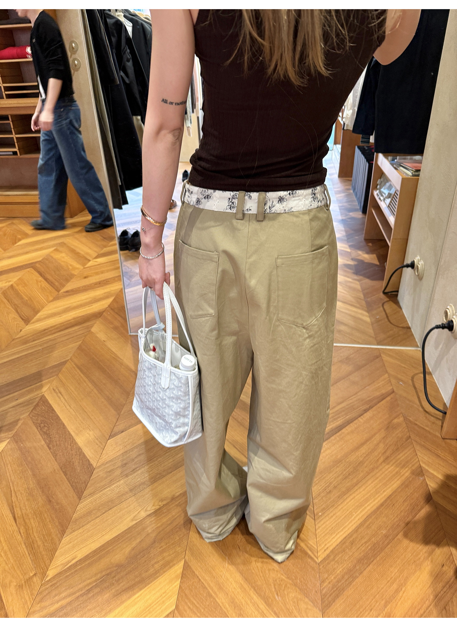 LelyMooch 黄金比カットチノパン  LEM174