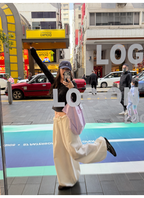 LelyMooch フリルウエスト バルーンワイドパンツ  LEM315