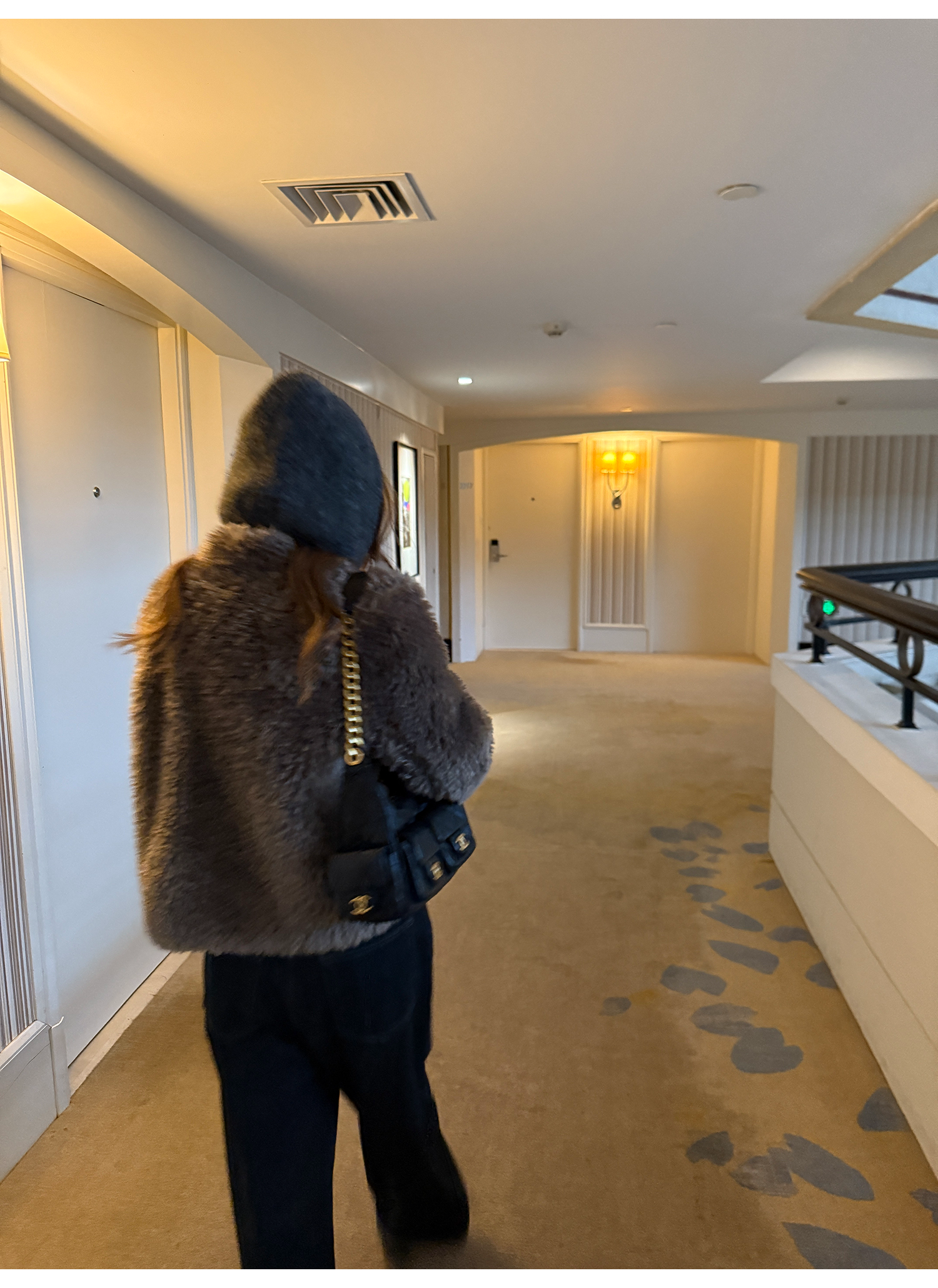 LelyMooch もこもこボアフードコート  LEM269