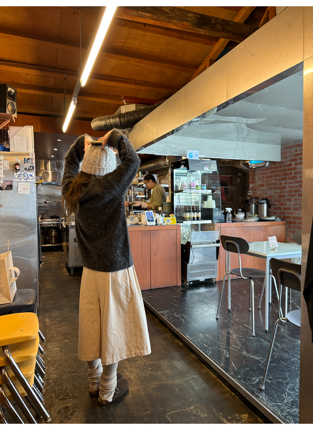 LelyMooch スパンコール入りカシミヤ混ニット  LEM267