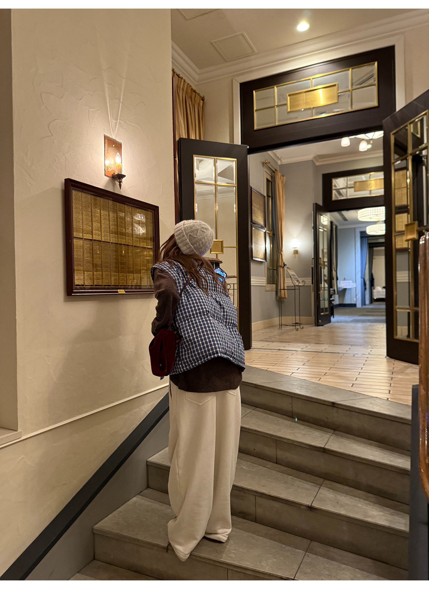 LelyMooch 裏起毛 タックイージーパンツ  LEM286