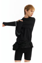 メッシュワッフルフーディー  LOM091