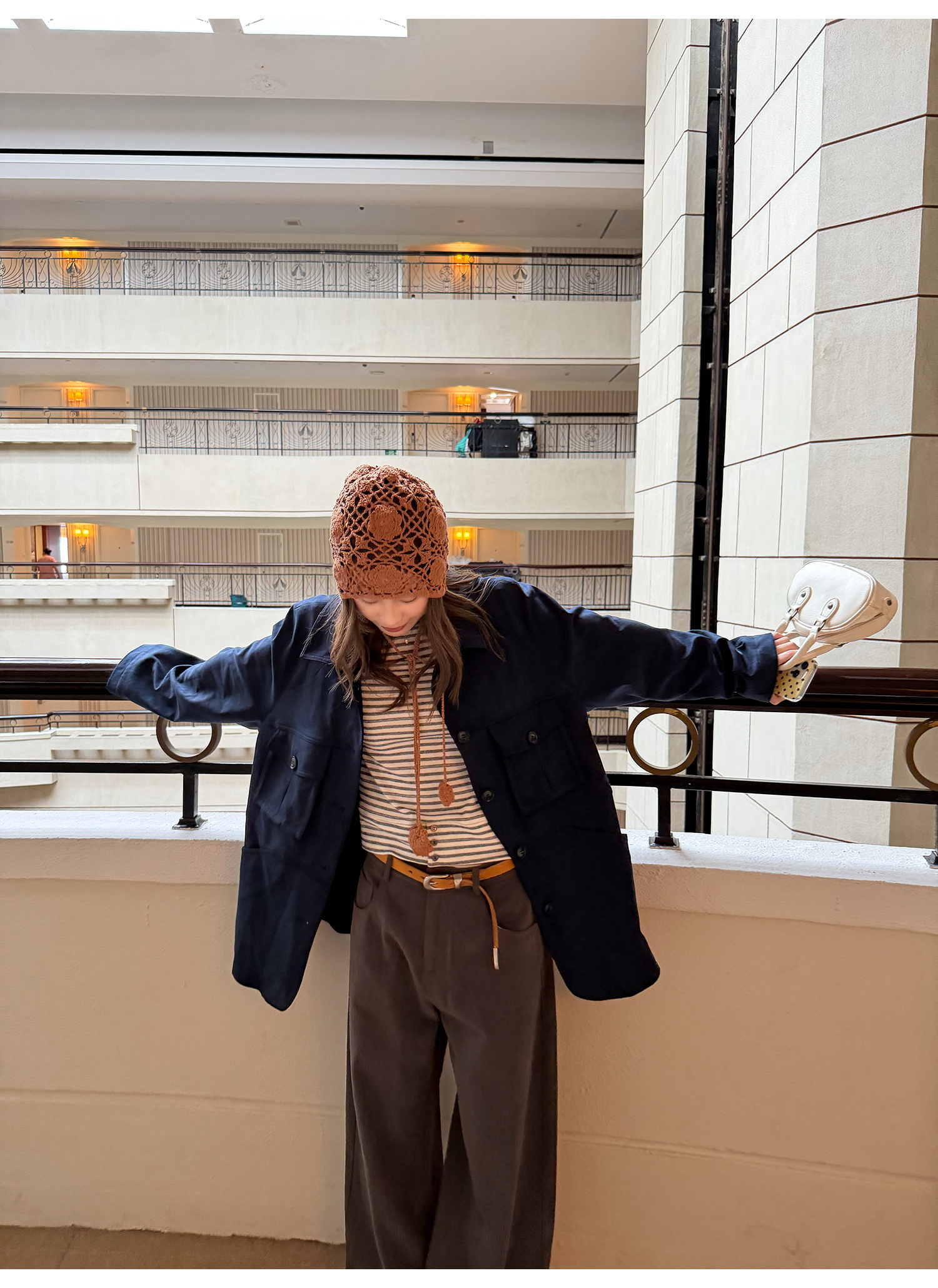 LelyMooch あったかフリース×スエードジャケット  LEM238