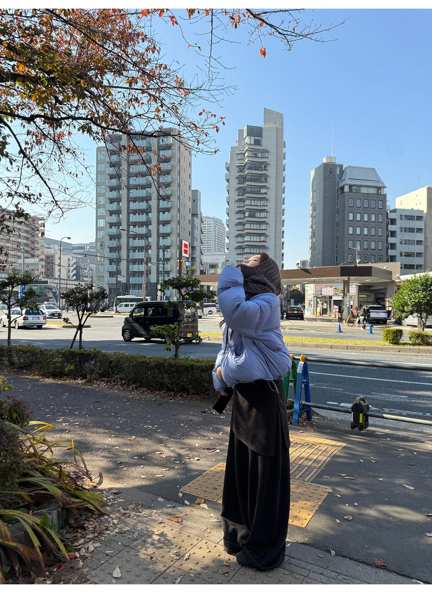 LelyMooch レイヤード風 ワイドパンツ  LEM283