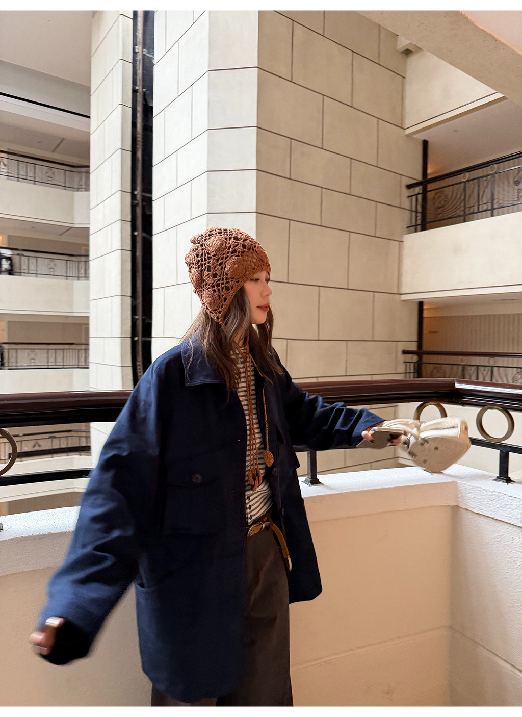 LelyMooch あったかフリース×スエードジャケット  LEM238