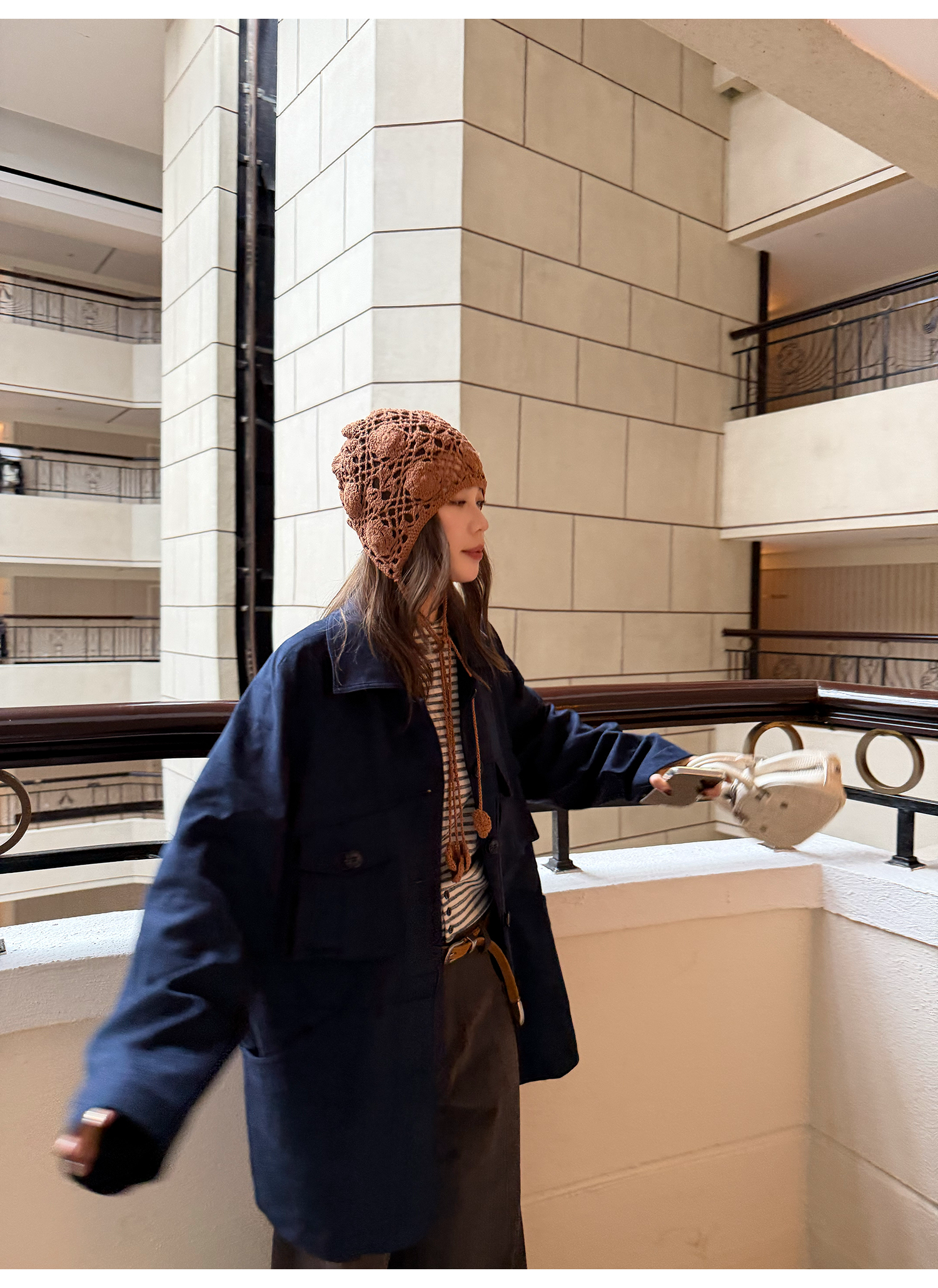 LelyMooch あったかフリース×スエードジャケット  LEM238