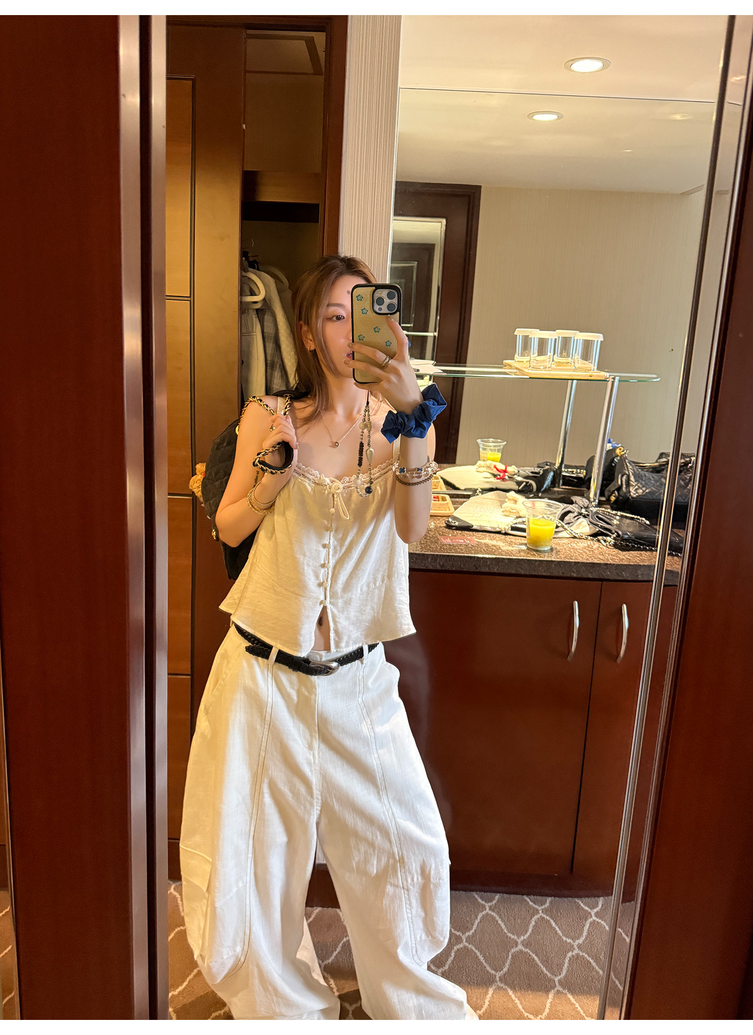 LelyMooch フレンチレースキャミ  LEM200