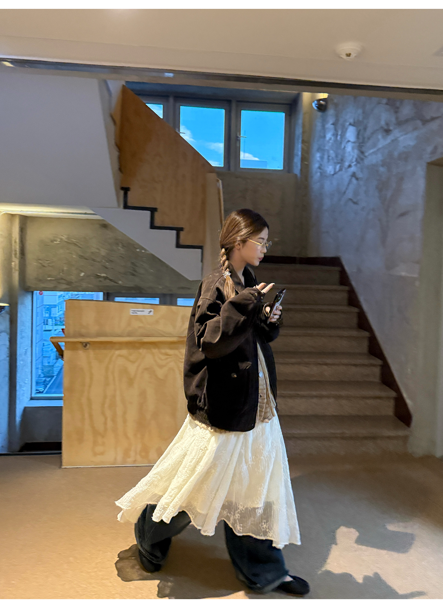 LelyMooch リバーシブルスエードジャケット  LEM250