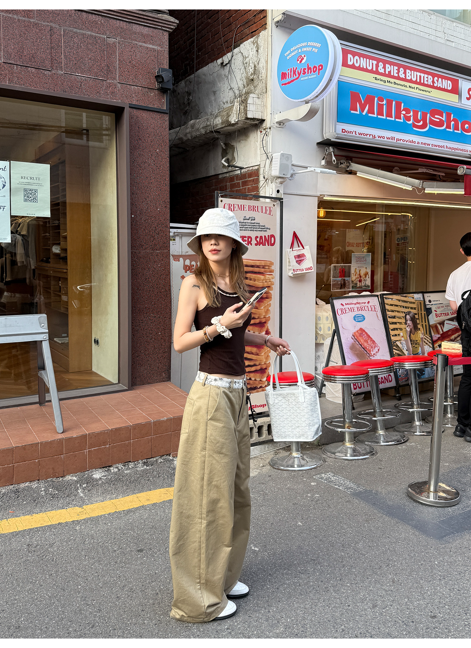 LelyMooch 黄金比カットチノパン  LEM174