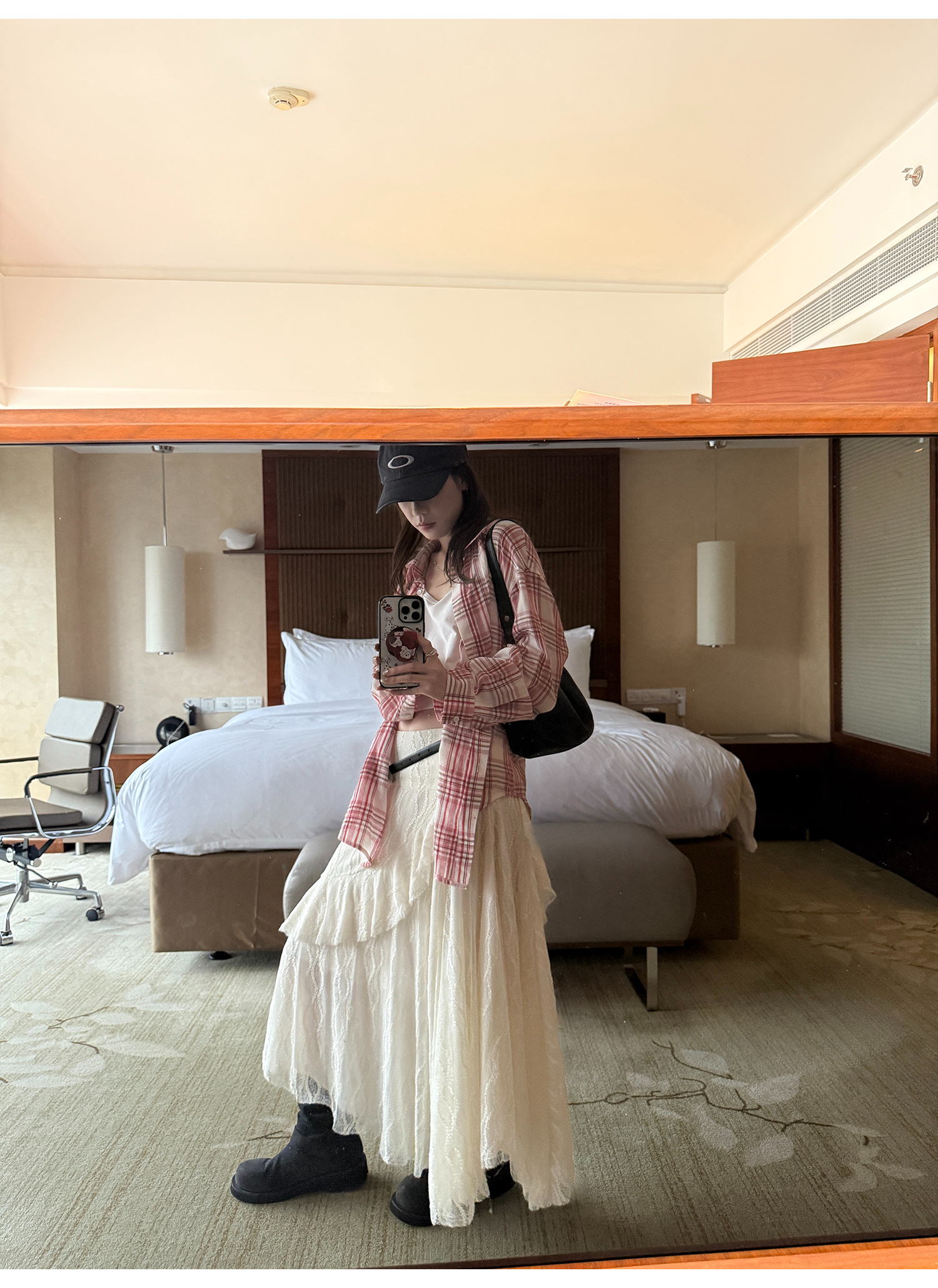 LelyMooch 3段レーススカート フェミニン  LEM220