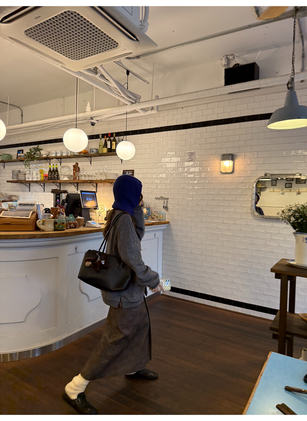 LelyMooch ヴィンテージ絞り編みニットジャケット　LEM263