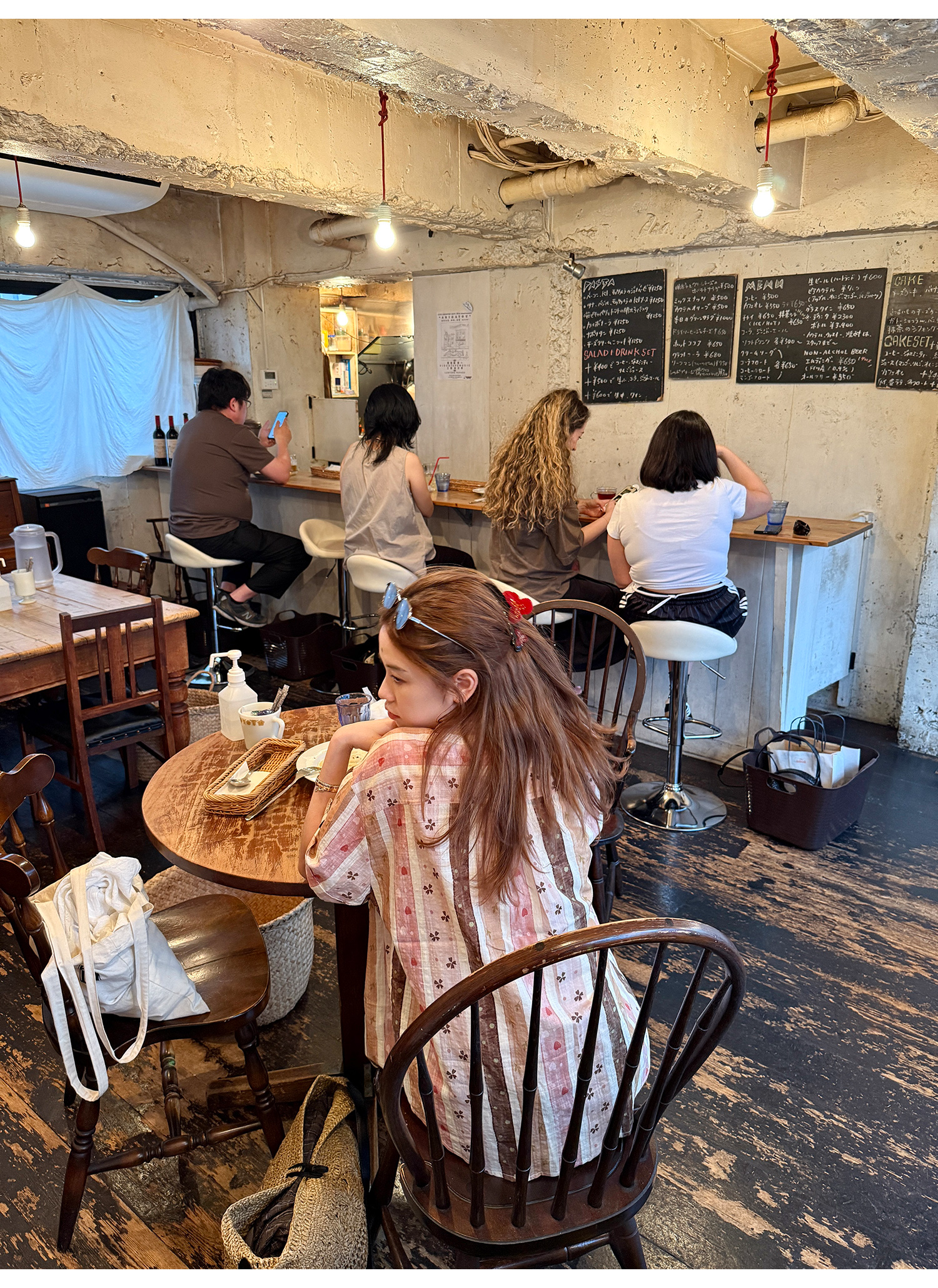 LelyMooch ハート×クローバー柄シャツ  LEM185