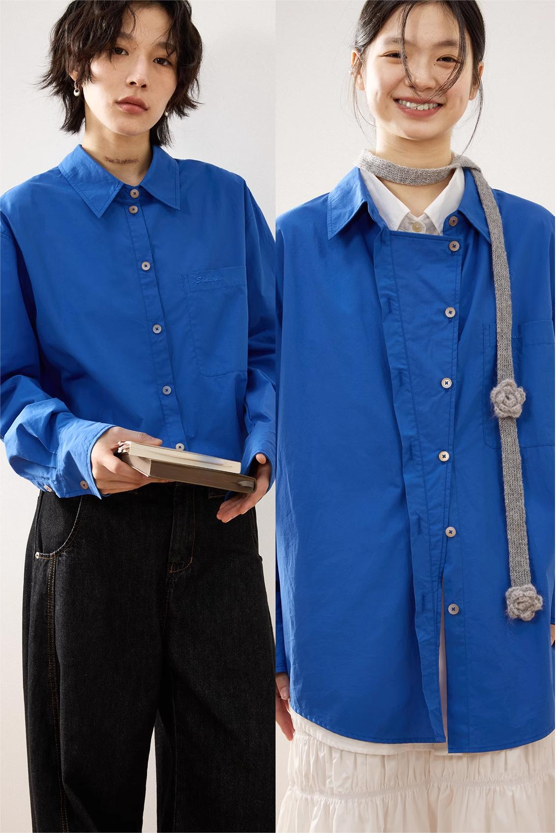 ロングスリーブフシャツ  春LOM015