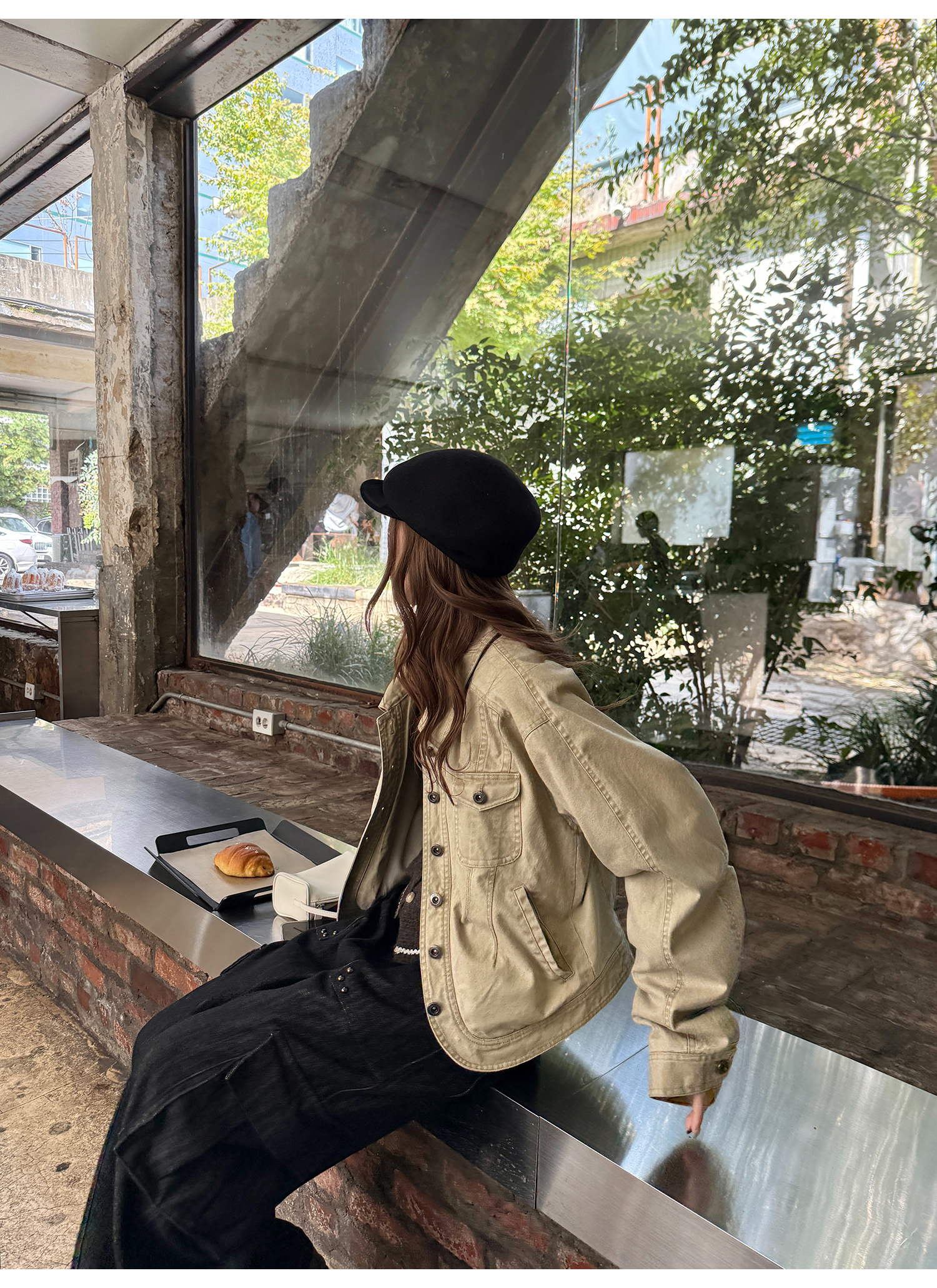 LelyMooch 裏フリースショートジャケット  LEM256