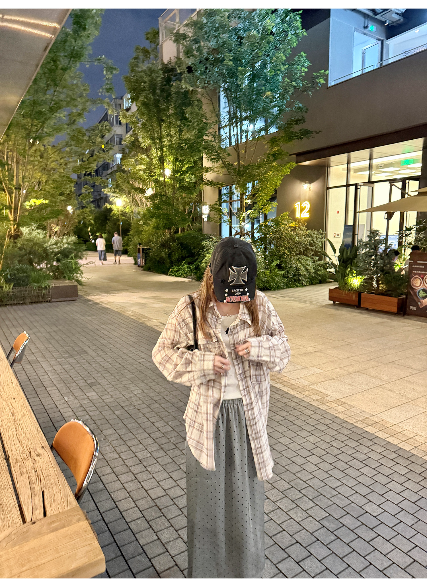 LelyMooch シアーチェックシャツ｜長袖  LEM197