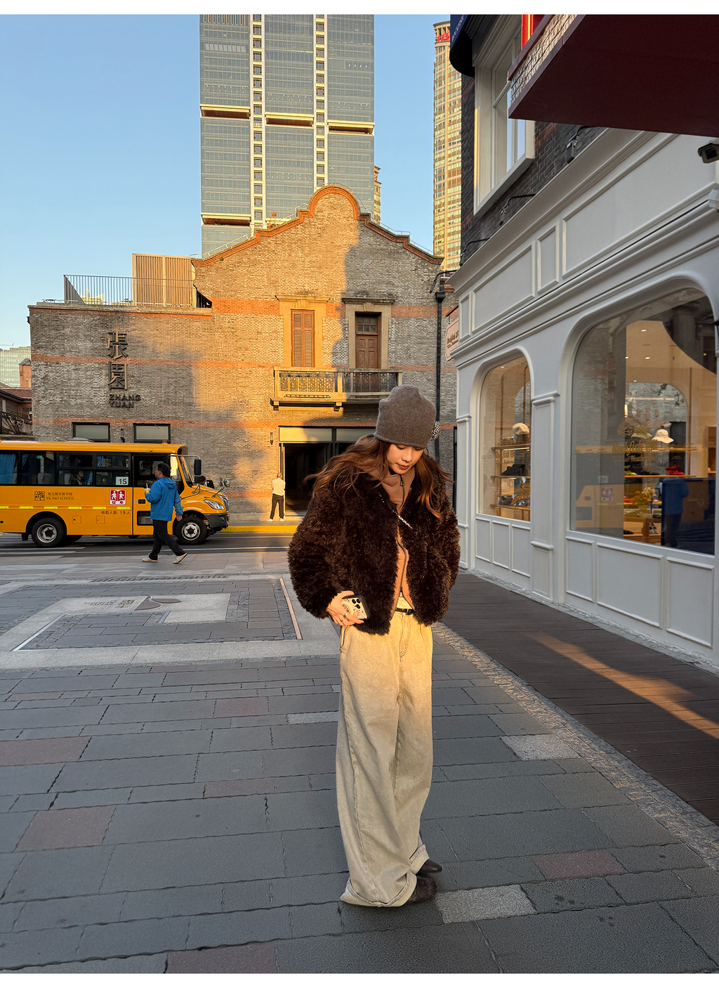 LelyMooch 裏起毛ジップアップフーディー　LEM275