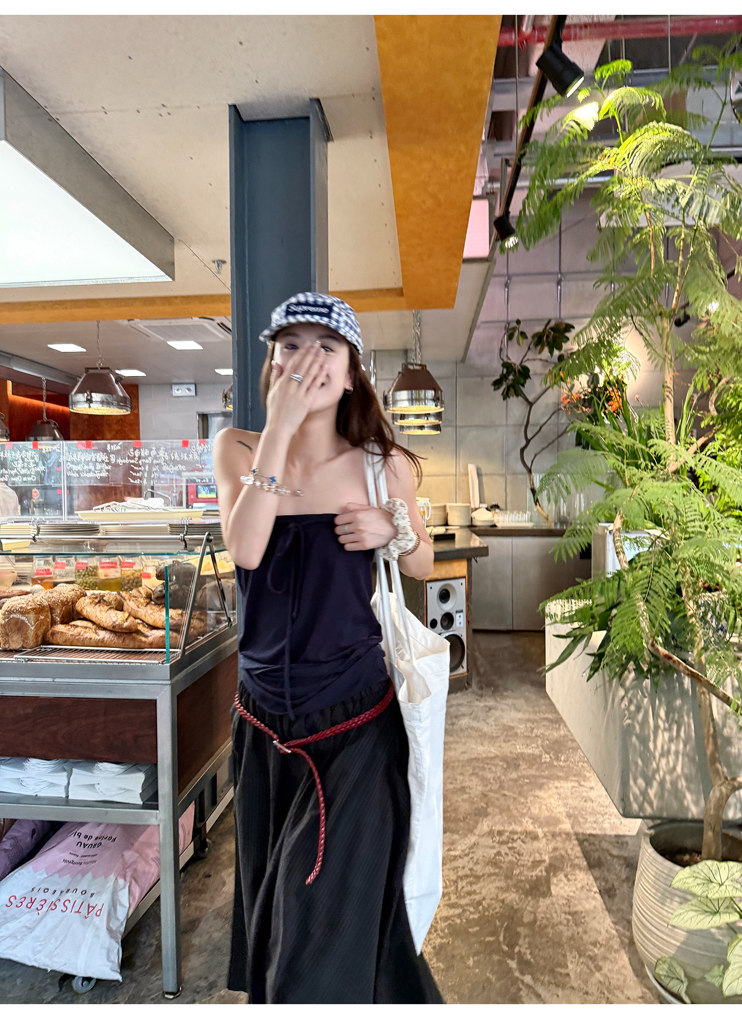 LelyMooch ブルートーンチューブトップ  LEM212