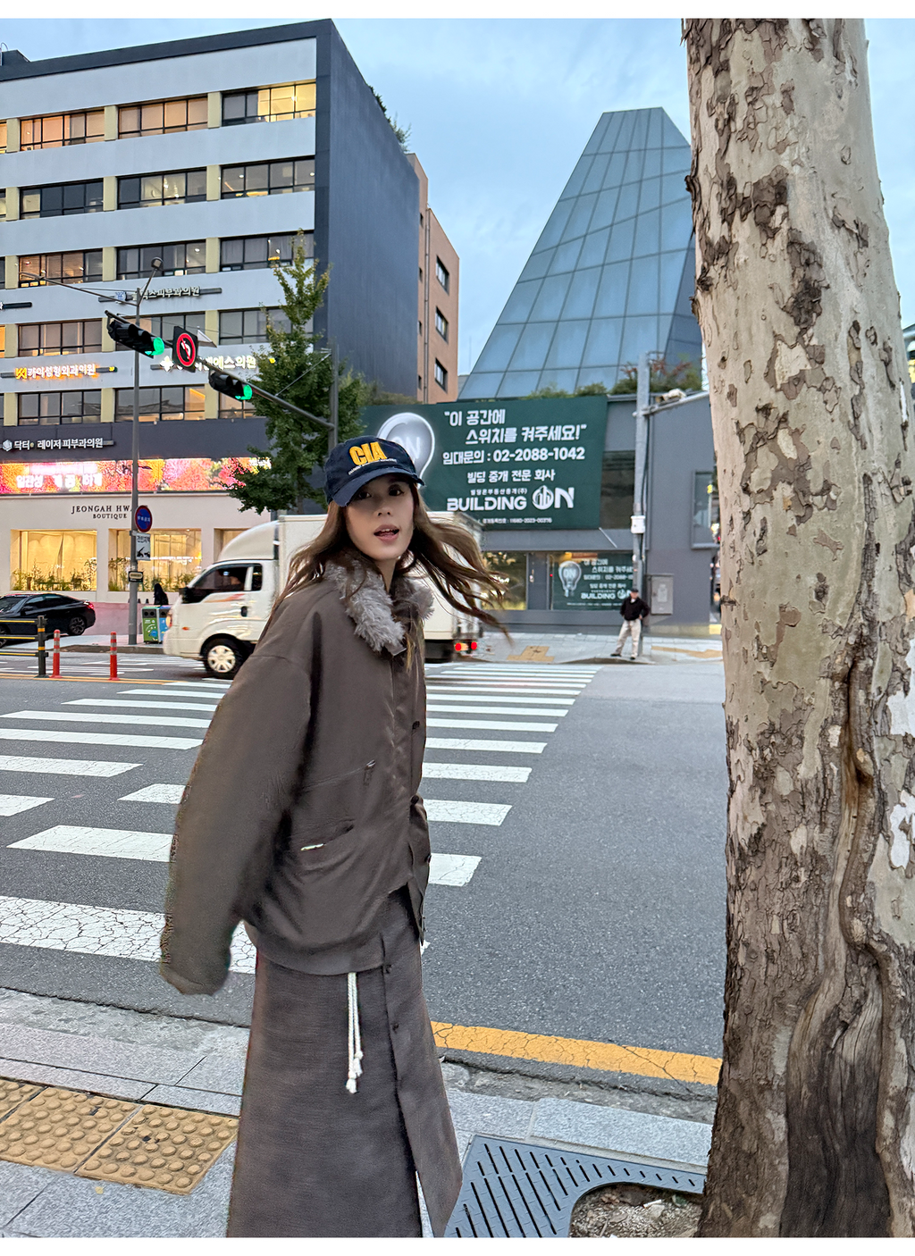 LelyMooch エコファーライナー付きモッズコート　LEM259