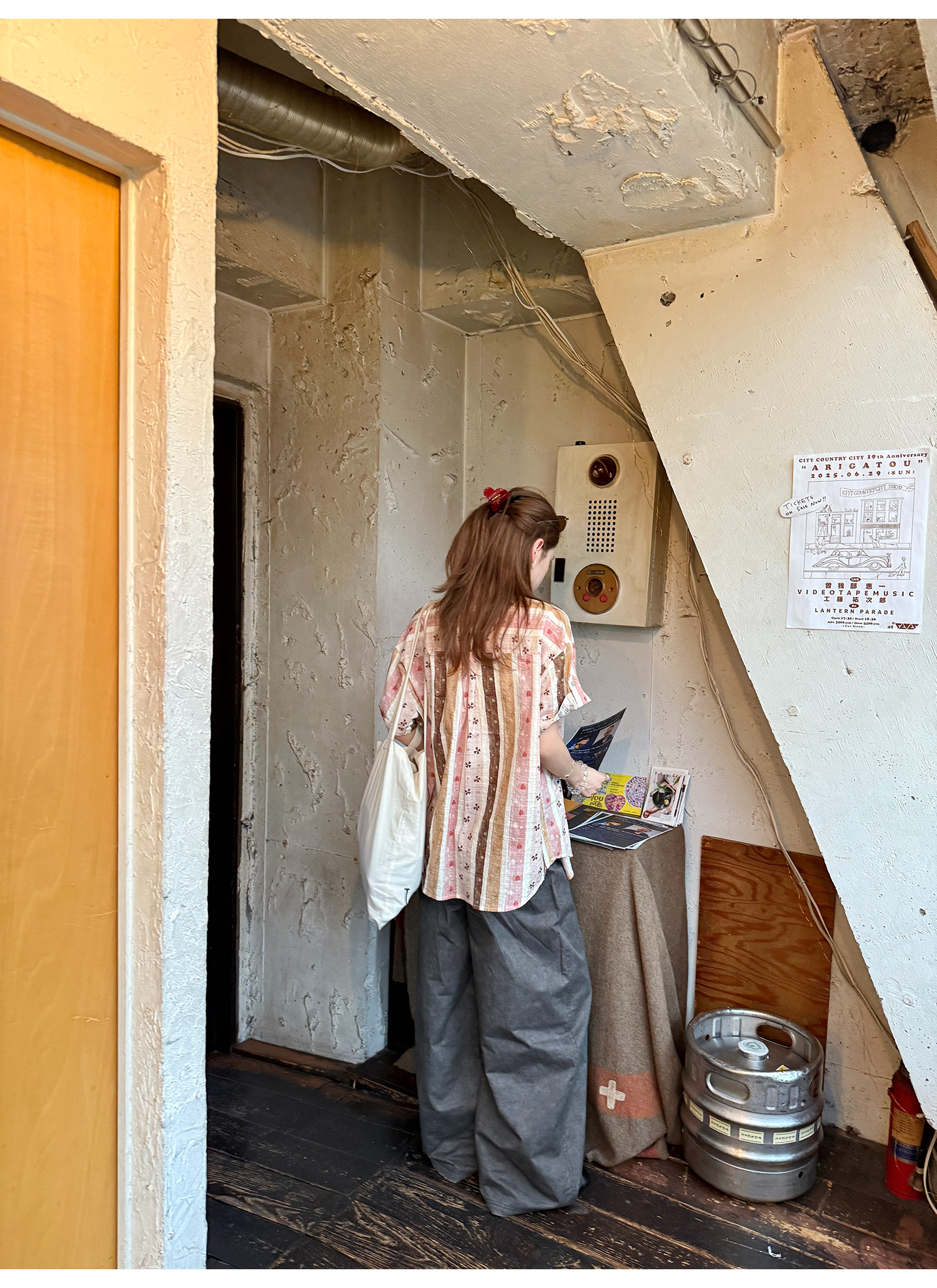 LelyMooch ハート×クローバー柄シャツ  LEM185