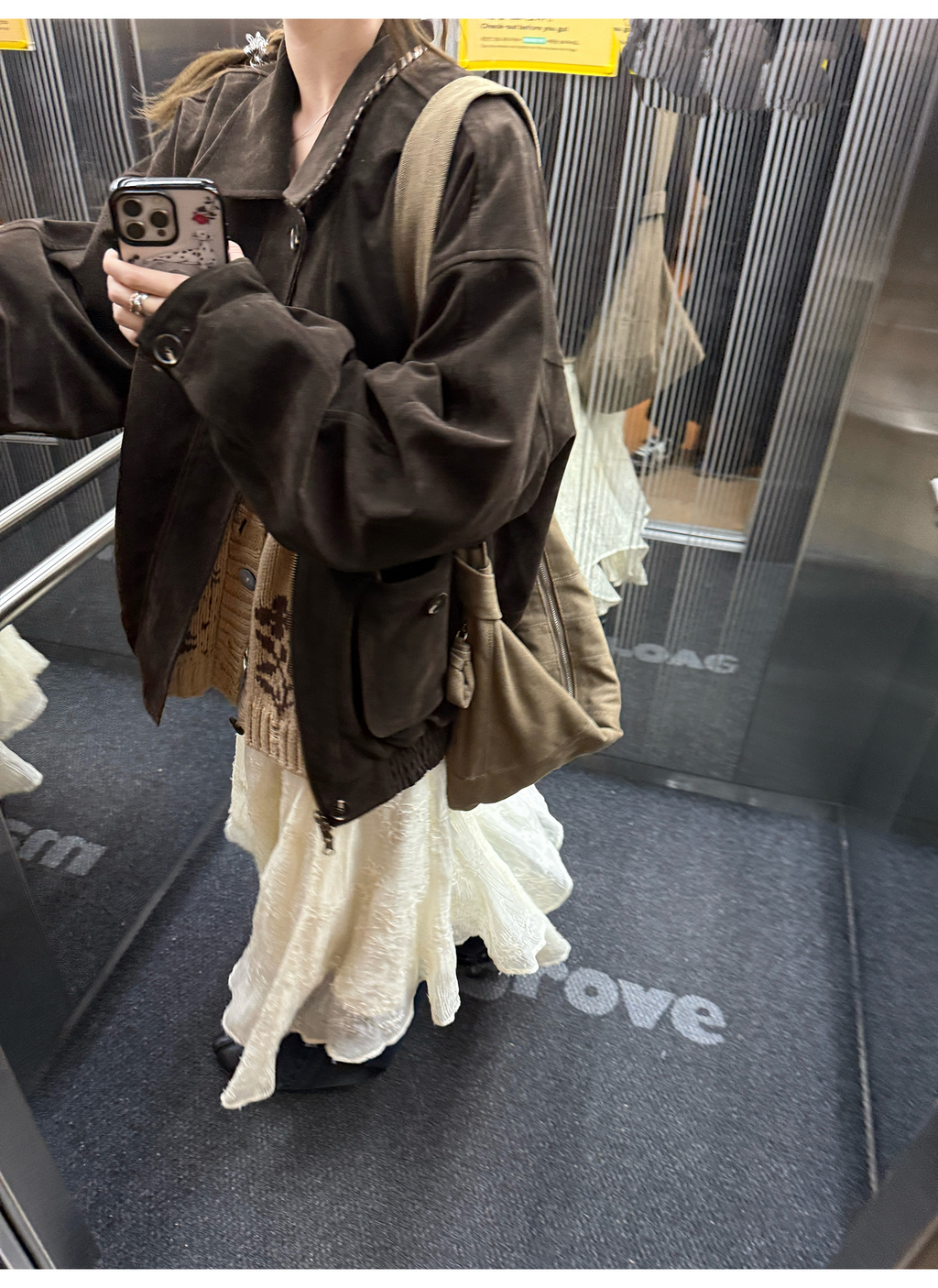 LelyMooch リバーシブルスエードジャケット  LEM250