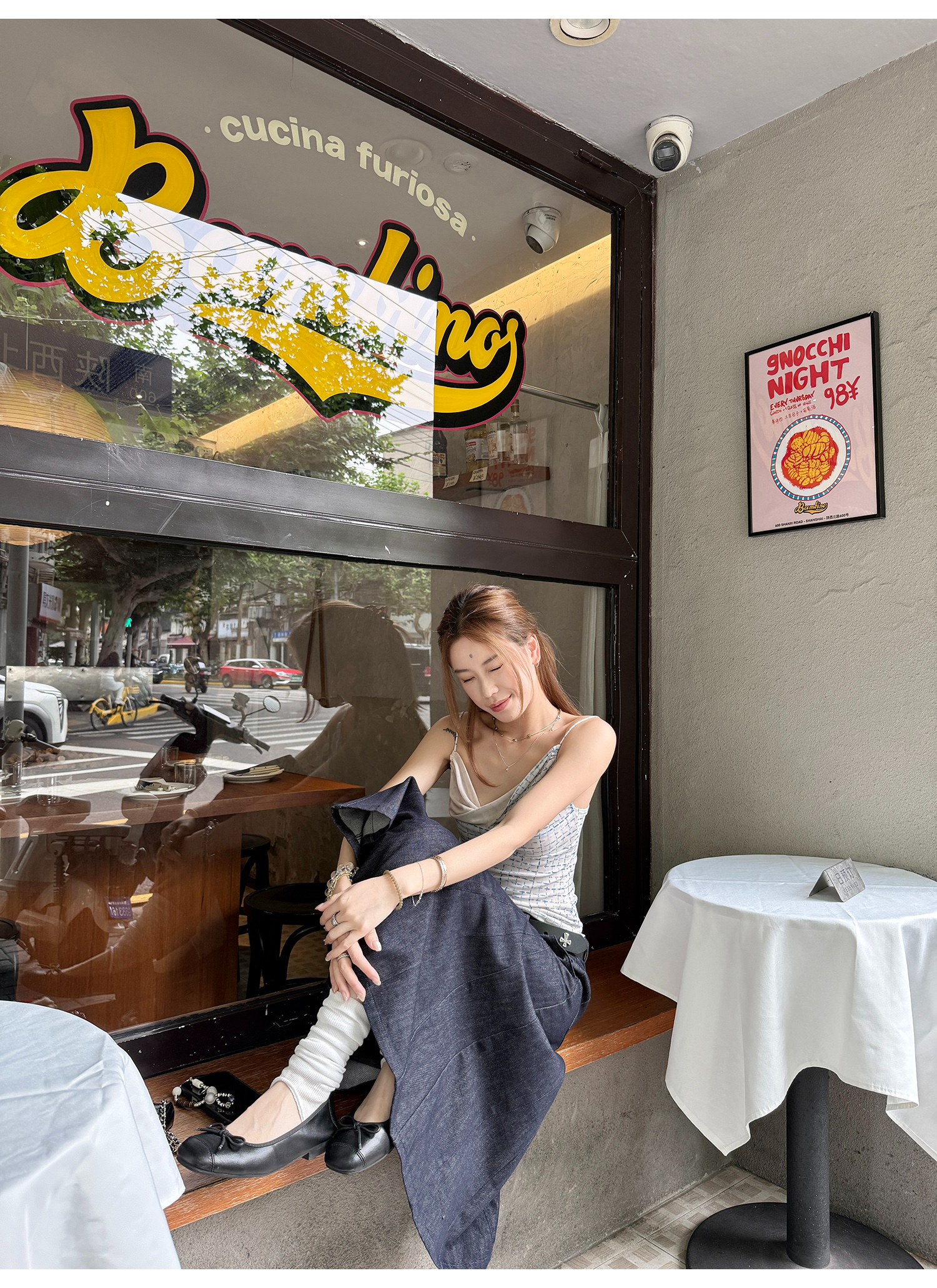 LelyMooch 通年使えるAラインデニムスカート   LEM202