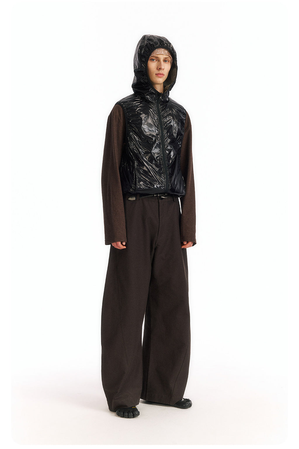 LOM030 Stesso modello Pantaloni ampi a curva 3D resistenti alle rughe e rinfrescanti al tatto LOM060