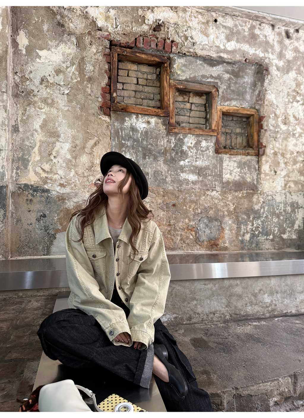 LelyMooch 裏フリースショートジャケット  LEM256