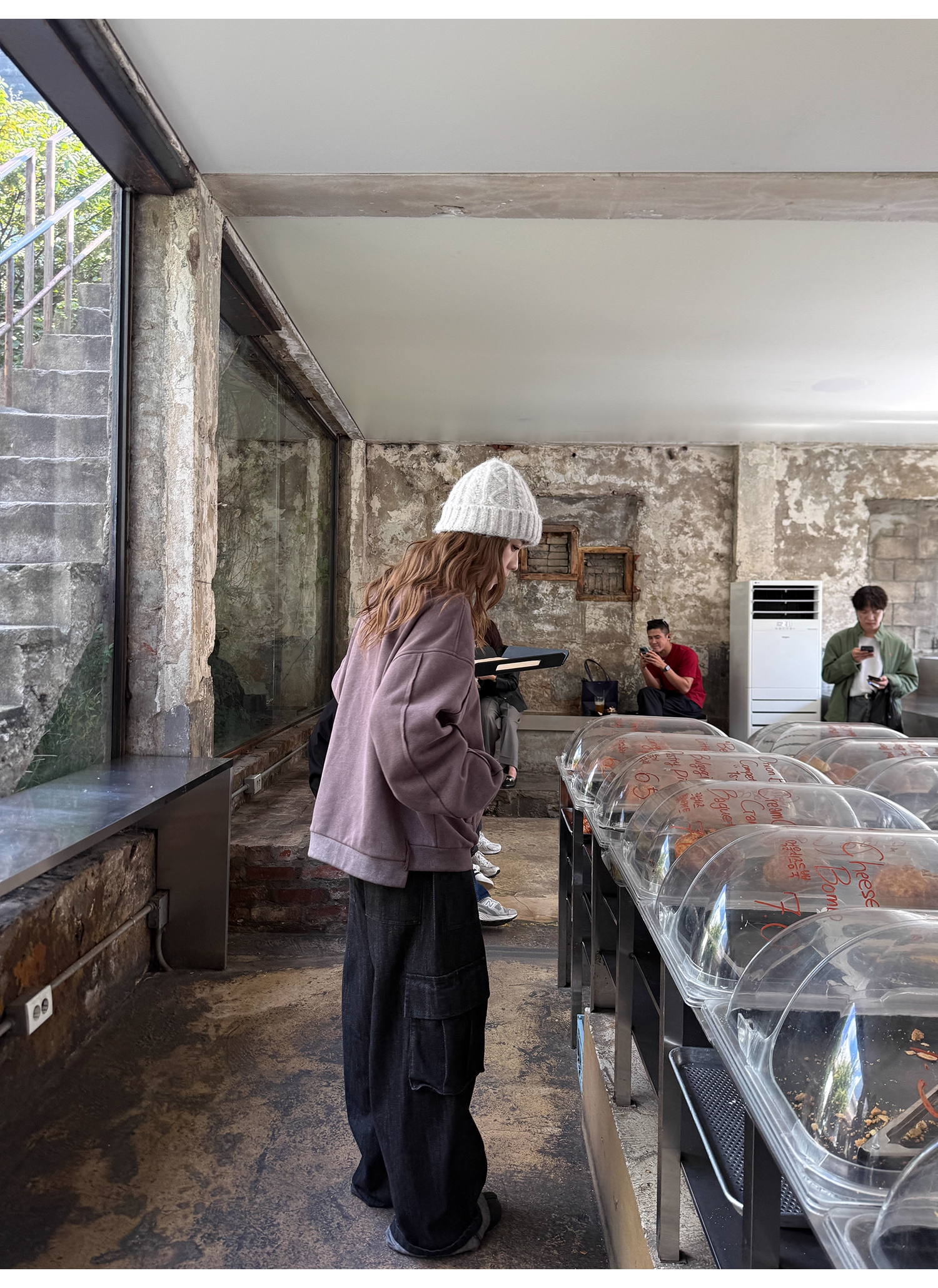 LelyMooch セルビッジ黒デニムパンツ　LEM257