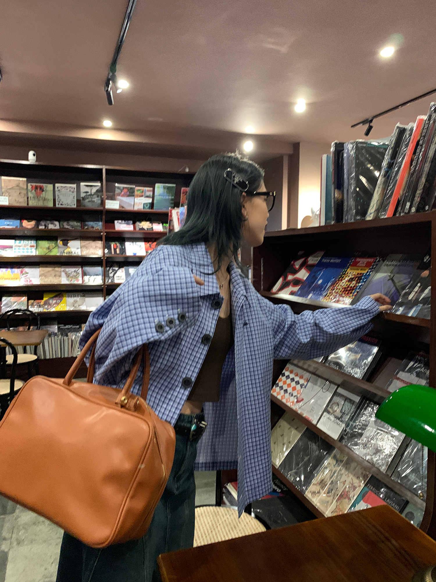 LelyMooch Blue Check Shirt Jacket LEM072