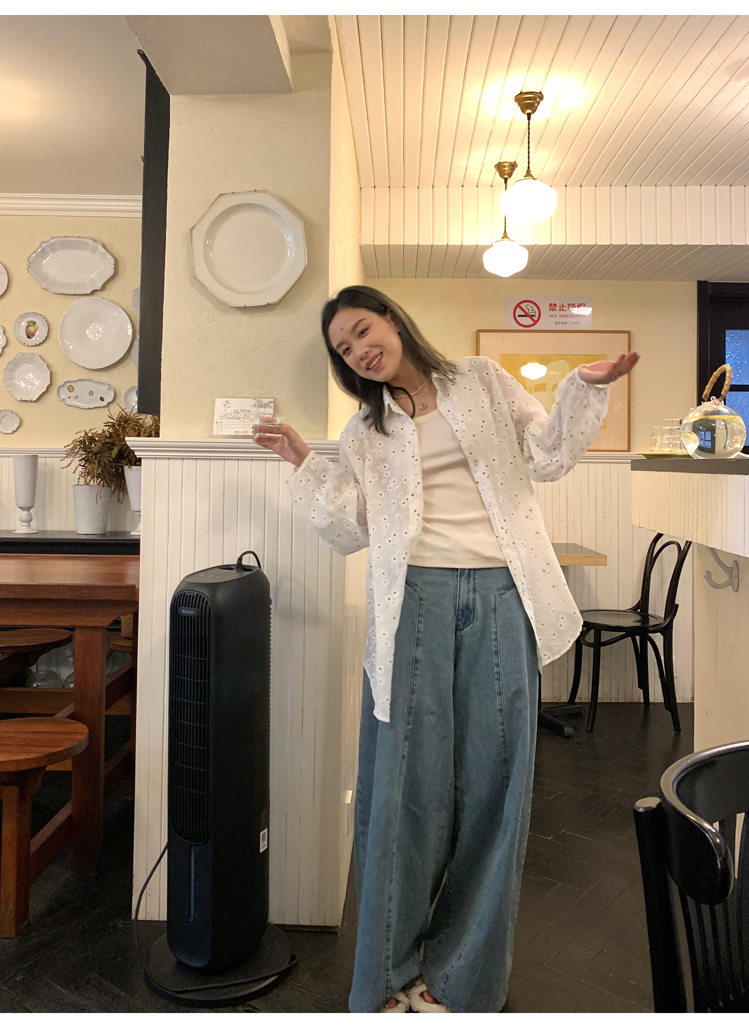 LelyMooch Back Lace Knit Tank Top LEM073