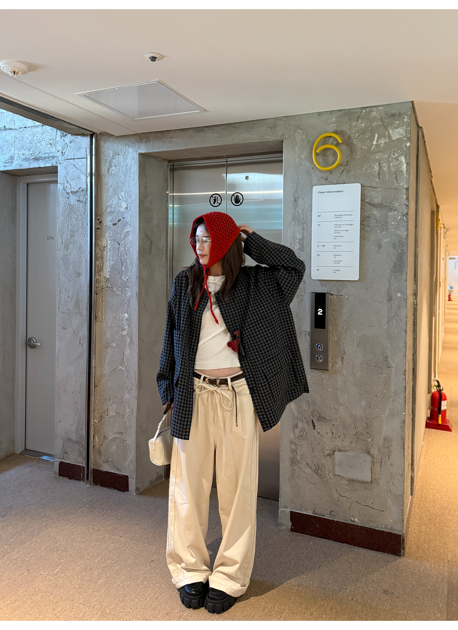 LelyMooch ウエストコードワイドパンツ  LEM229