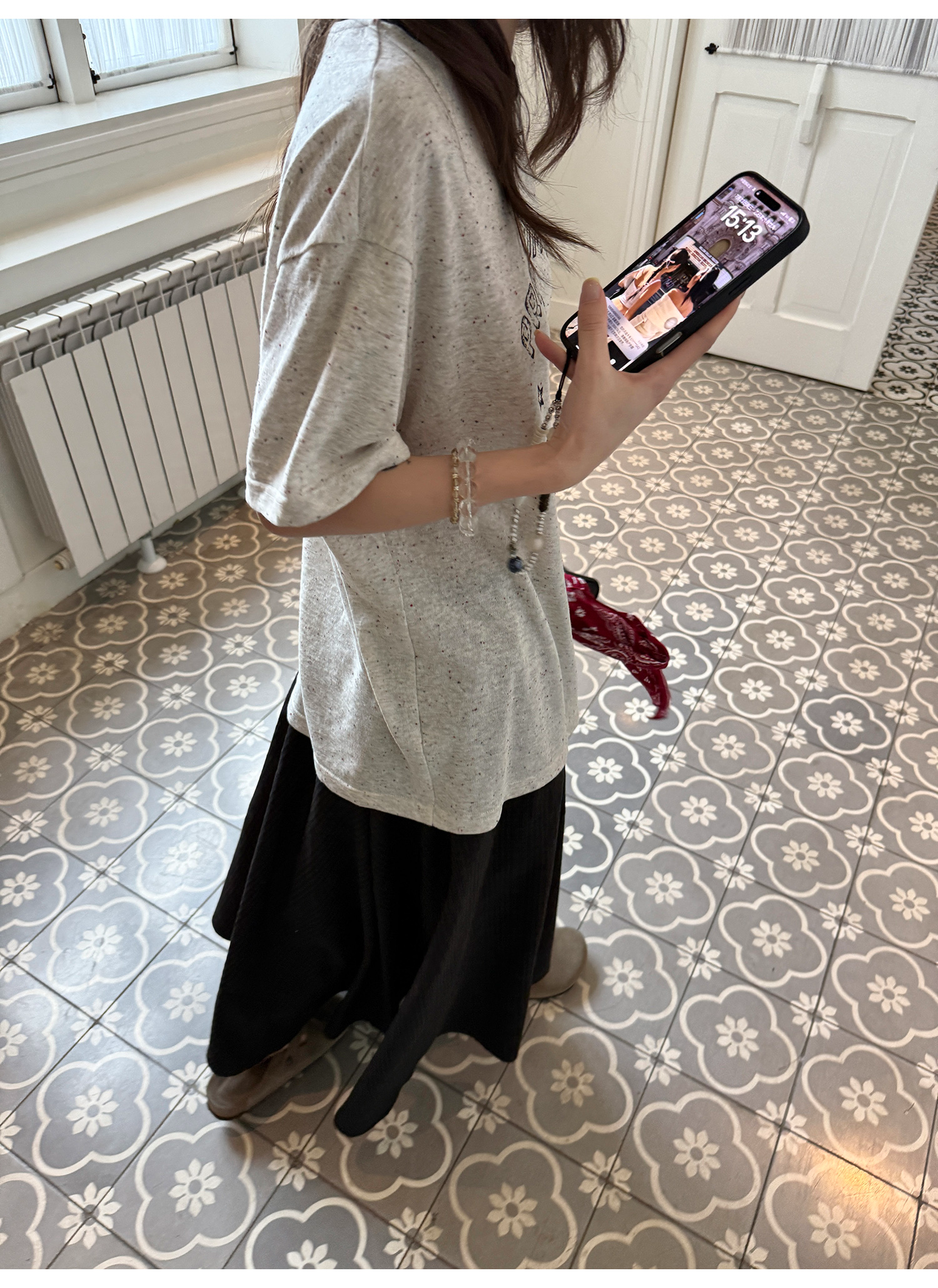 LelyMooch カラーポイントTシャツ  LEM207