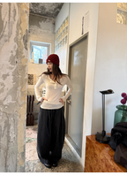 LelyMooch Henley Neck Wool Blend Inner Top LEM296 (3 Colors Available)