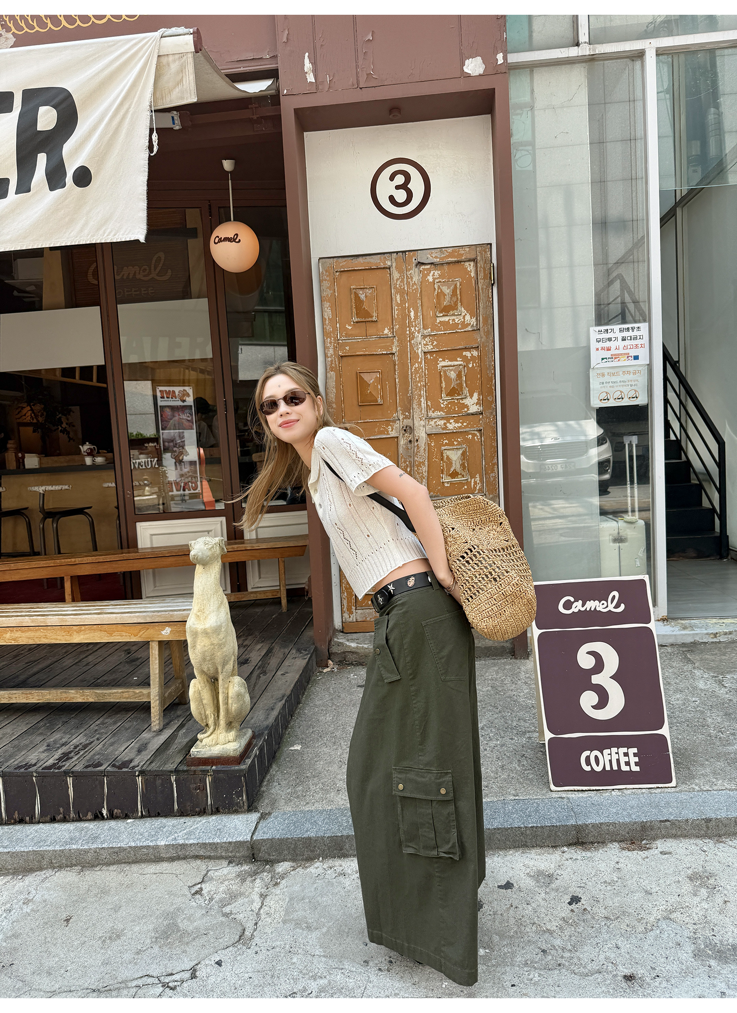 LelyMooch Aラインミディスカート  LEM172