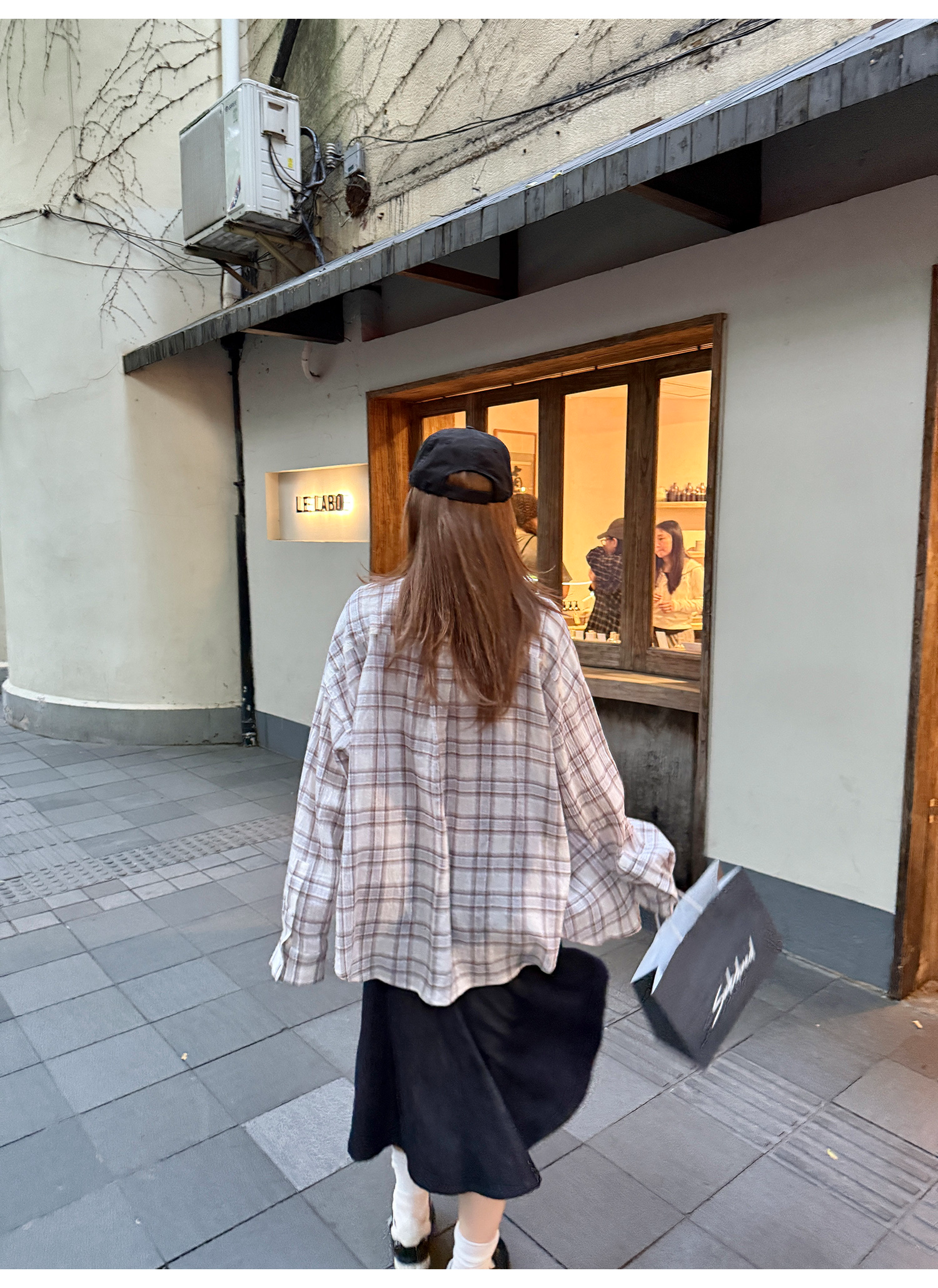 LelyMooch シアーチェックシャツ｜長袖  LEM197