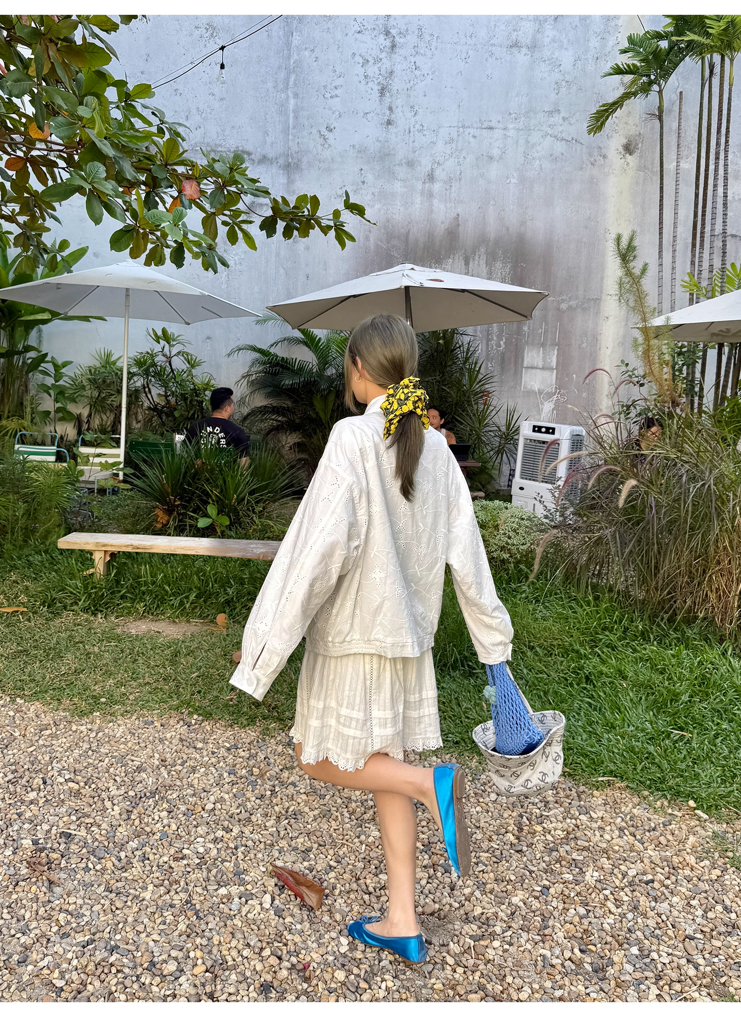 LelyMooch  白 スカート ミニ 透け防止  LEM105