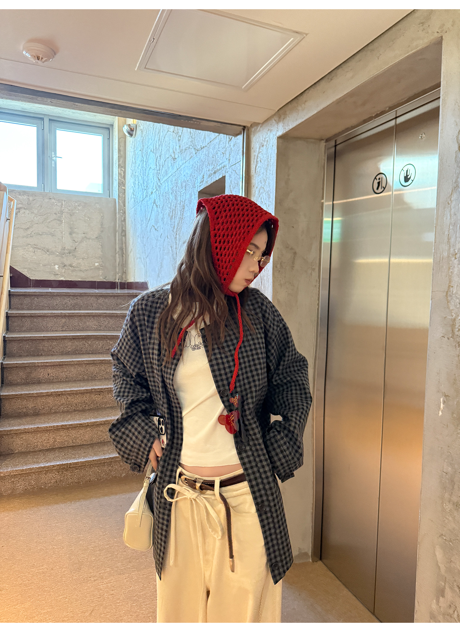 LelyMooch ウエストコードワイドパンツ  LEM229