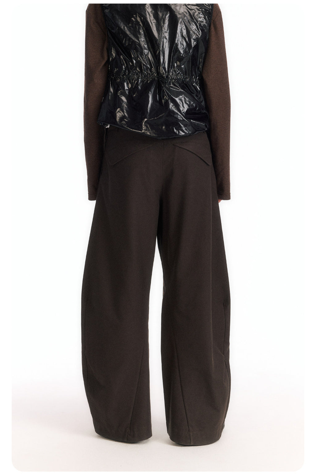 LOM030 Stesso modello Pantaloni ampi a curva 3D resistenti alle rughe e rinfrescanti al tatto LOM060