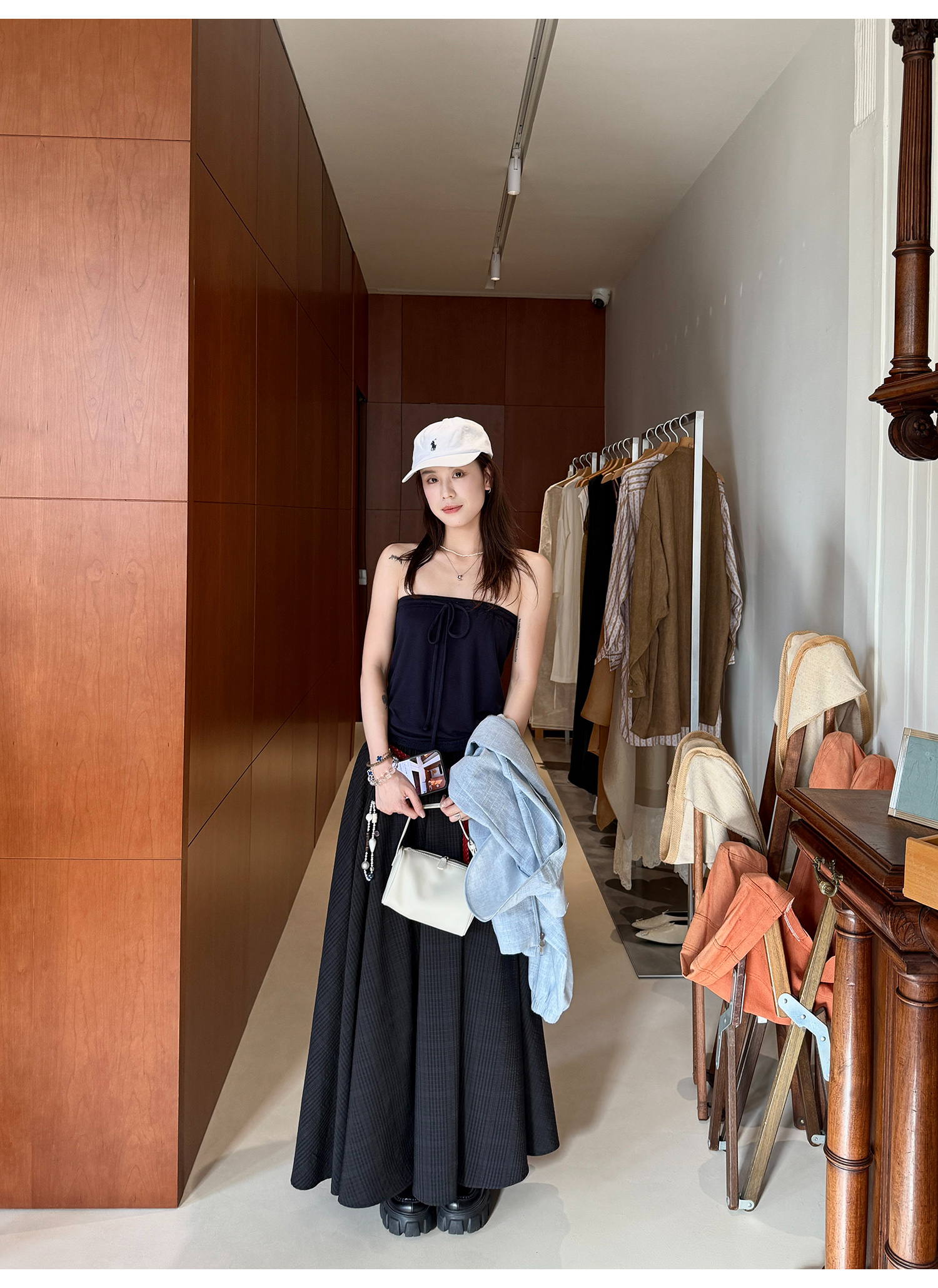 LelyMooch ブルートーンチューブトップ  LEM212