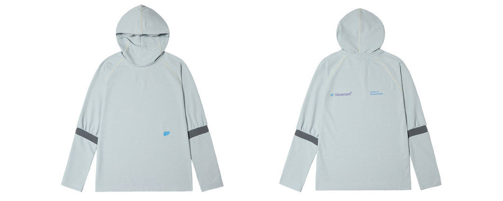 メッシュワッフルフーディー  LOM091