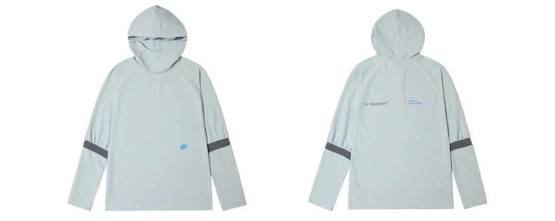 メッシュワッフルフーディー  LOM091