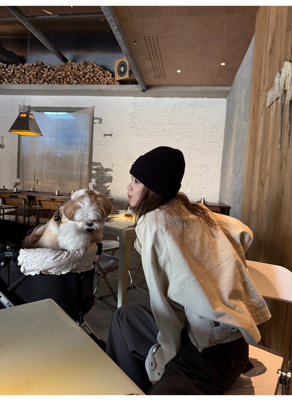 LelyMooch 厚手コーデュロイライダースジャケット LEM245