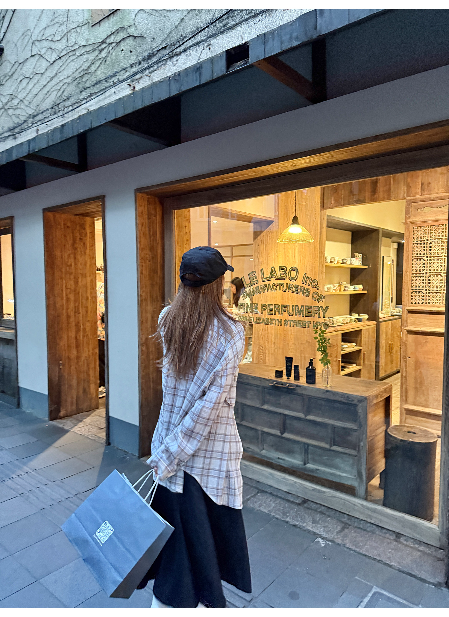 LelyMooch シアーチェックシャツ｜長袖  LEM197