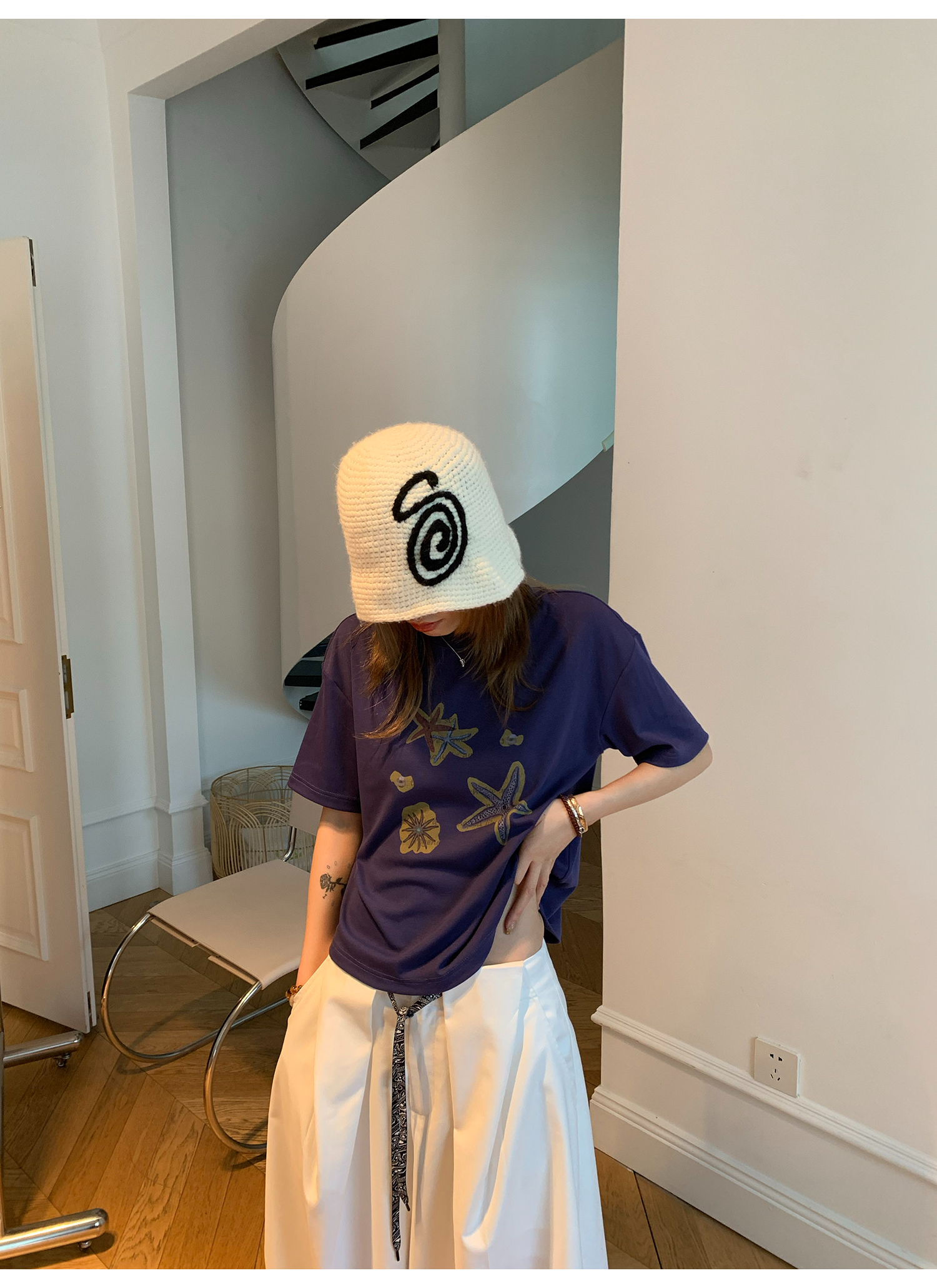 LelyMooch 夏映えカラーで気分アップ｜冷感素材Tシャツ  LEM171