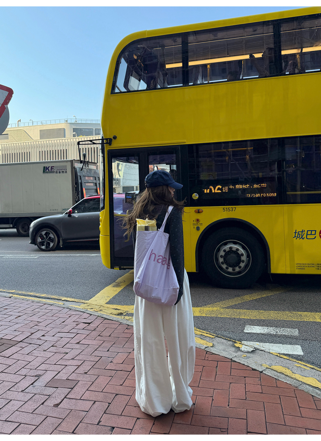 LelyMooch フリルウエスト バルーンワイドパンツ  LEM315