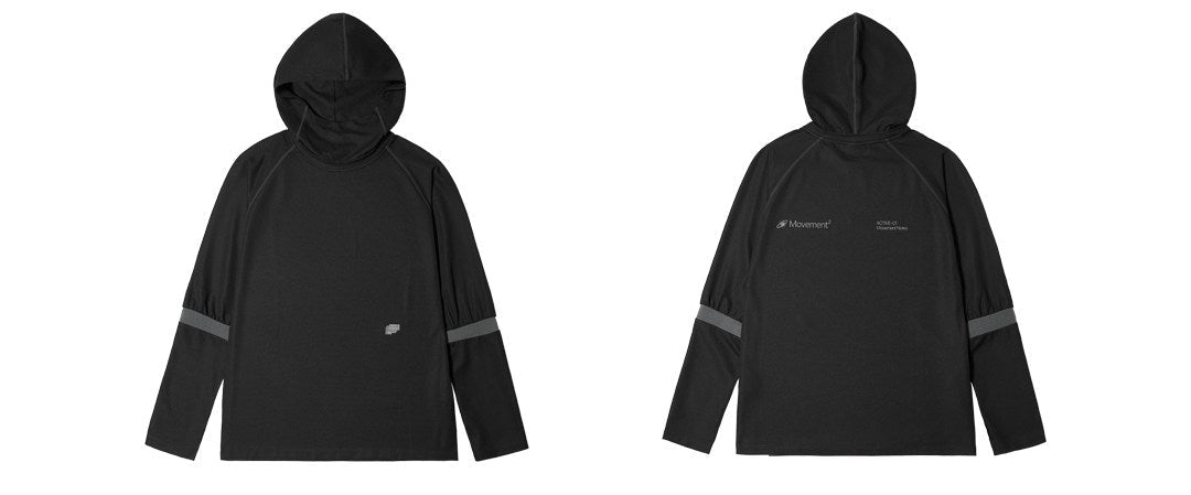 メッシュワッフルフーディー  LOM091