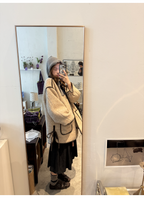 LelyMooch 配色パイピング ループウールジャケット　LEM278